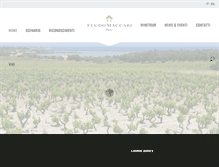 Tablet Screenshot of feudomaccari.it